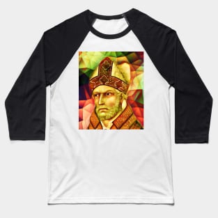 St. Augustine Snow Portrait | St. Augustine Artwork 15 Baseball T-Shirt